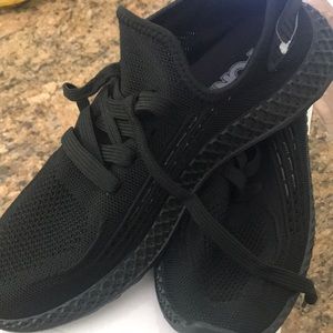 Pony Pro Product of New York Black Knit Sneakers New  10